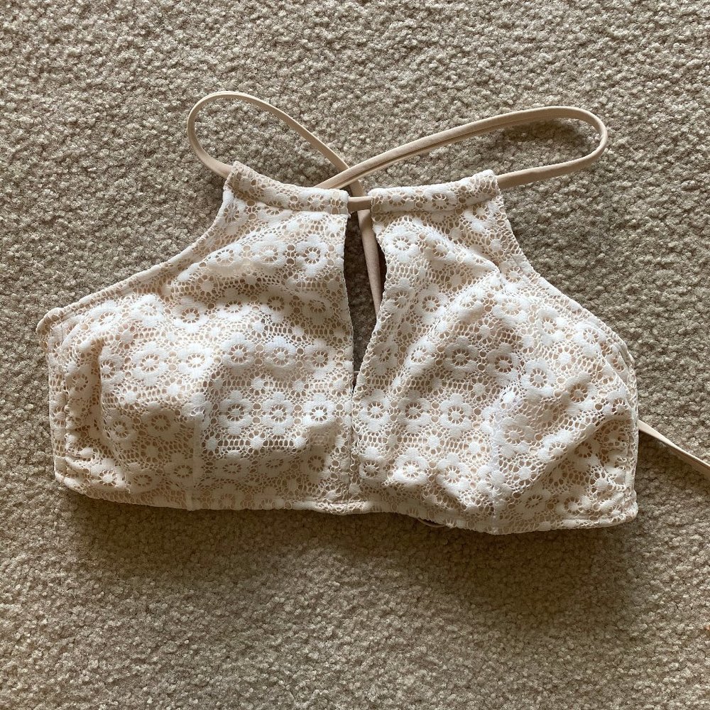 Target Crochet High Neck Bikini Top